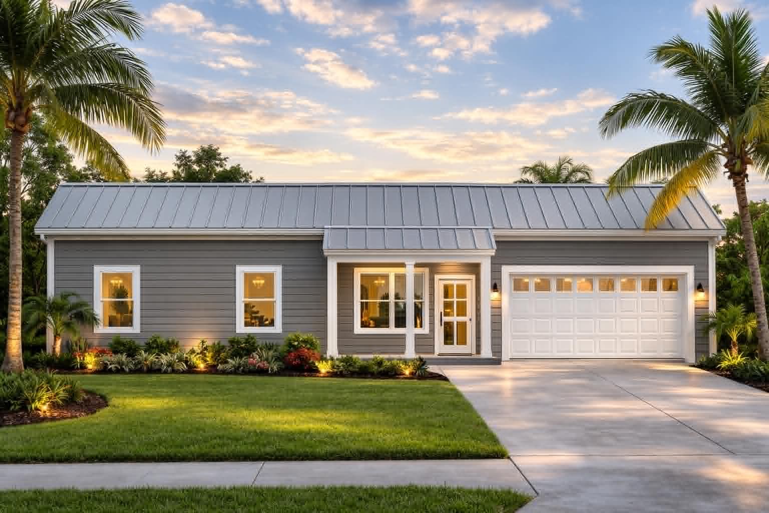 Barndominium metal home